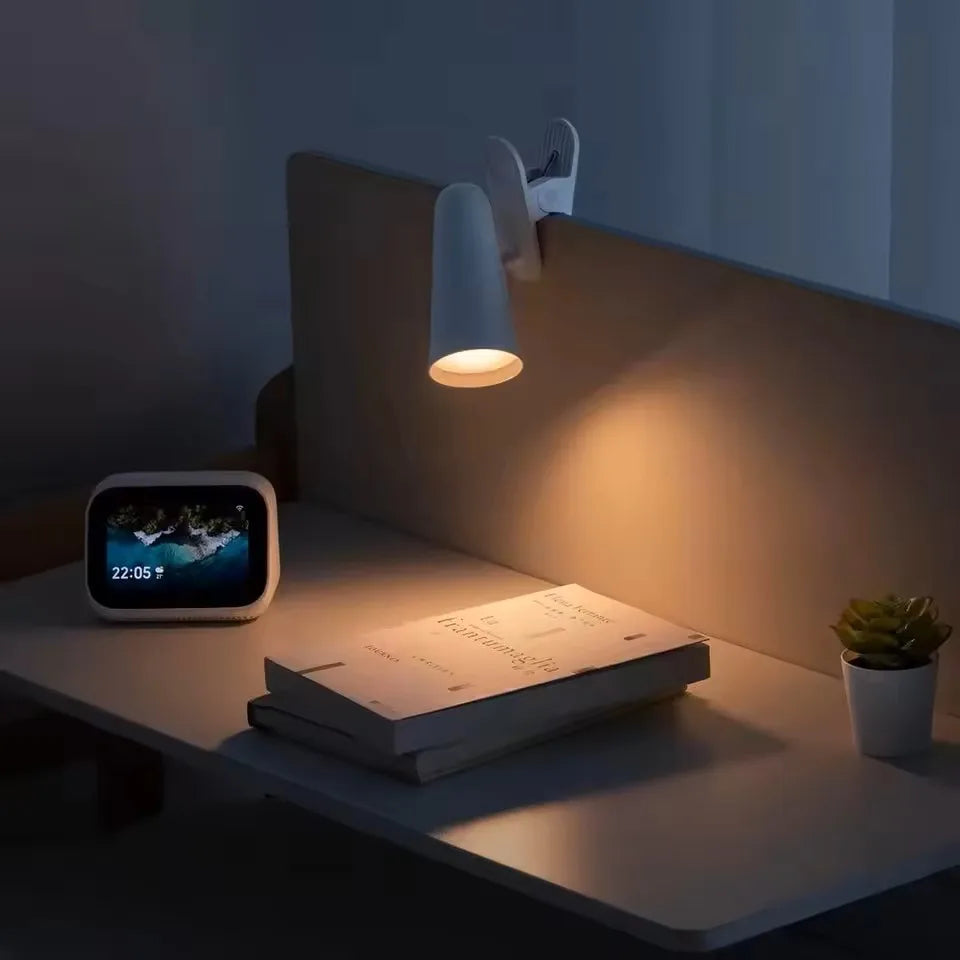 NEW Mijia Multifunction Desk Lamp Type-c Rechargeable 3 In 1 Portable Reading Table Rendering Light Clip Lamp Flashlight CN