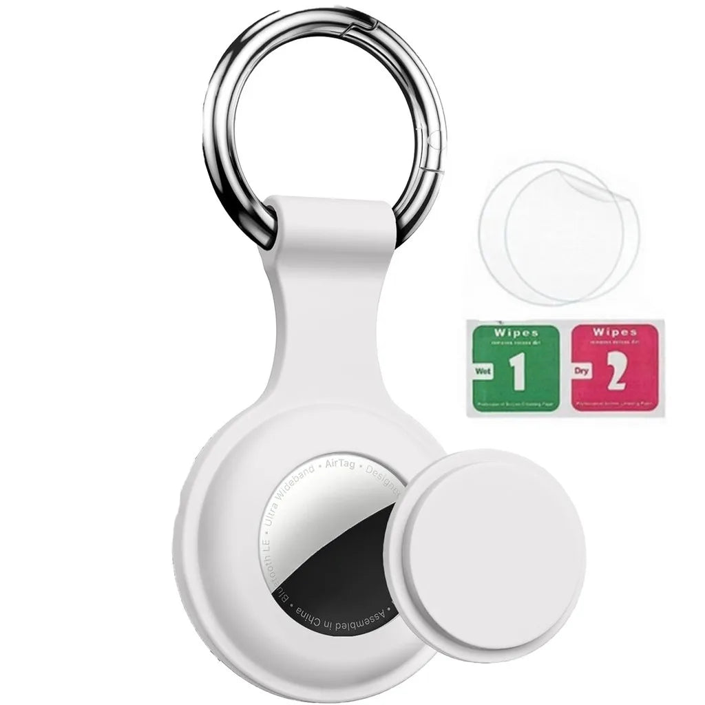 8/4/2Pack Silicone itag Case for Airtags with Keychain, Protective Cover for Airtag Key , Pet Dog Cat Collar , Accessories