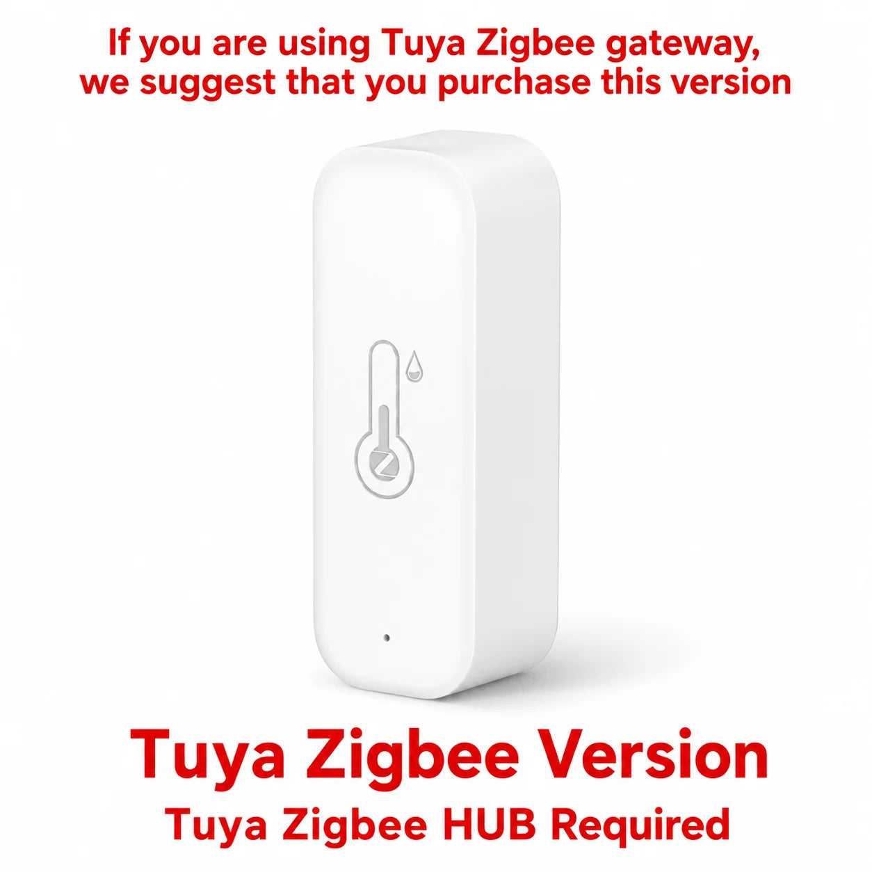 Tuya Zigbee Temperature Humidity Sensor APP Remote Control For Smart Home Work With Yandex Alexa Home Assistant ZHA Zigbee2MQTT
