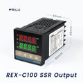REX-C100 PID Temperature Controller 220v 400 degree Digital thermostat Output 40A SSR K Type Thermocouple