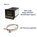 REX-C100 PID Temperature Controller 220v 400 degree Digital thermostat Output 40A SSR K Type Thermocouple