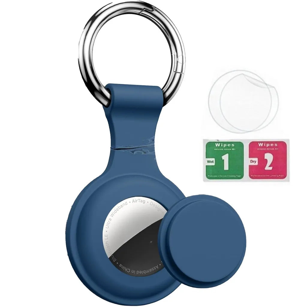 8/4/2Pack Silicone itag Case for Airtags with Keychain, Protective Cover for Airtag Key , Pet Dog Cat Collar , Accessories