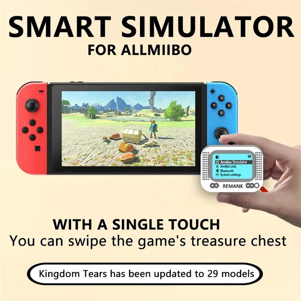 For Switch/Wiiu Gaming Accessories For Allmiibo Chargeable Intelligent Simulator Emulator Bluetooth-Compatible Universal Writer