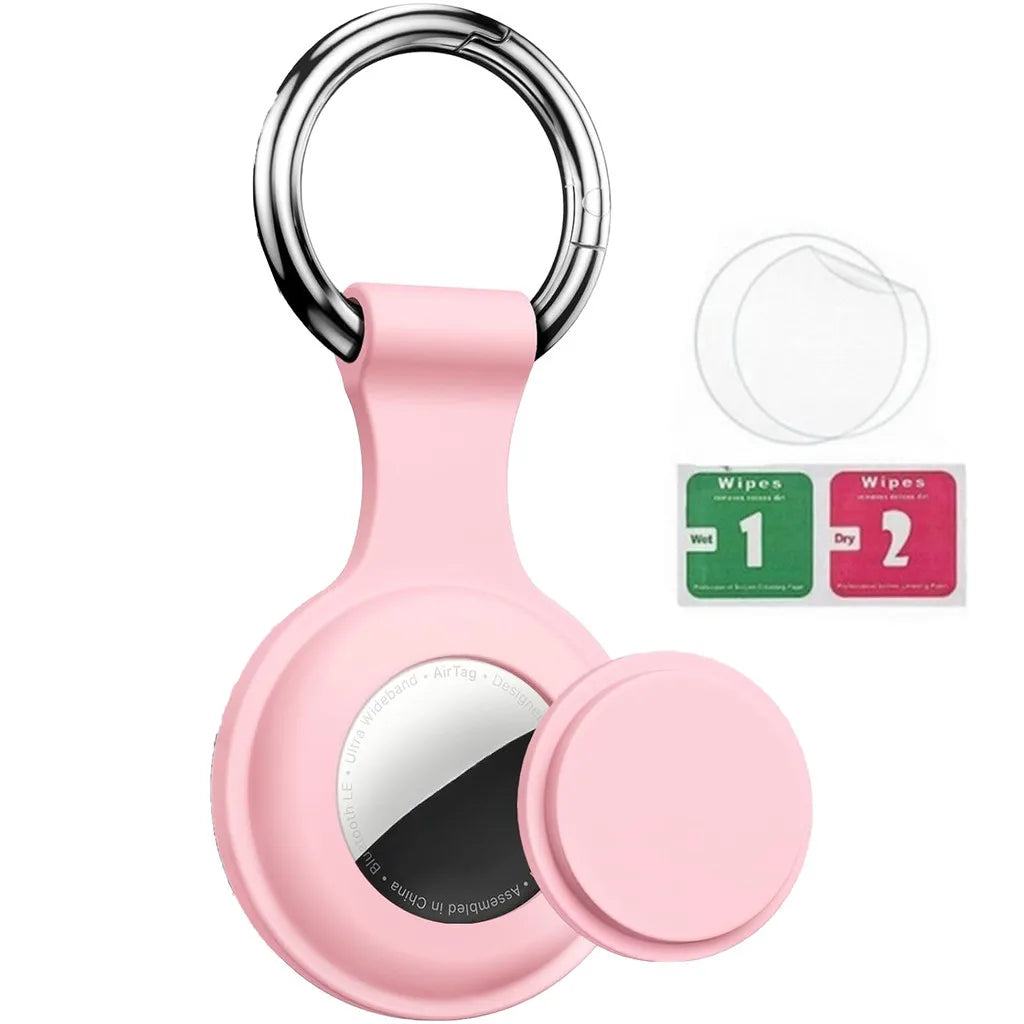8/4/2Pack Silicone itag Case for Airtags with Keychain, Protective Cover for Airtag Key , Pet Dog Cat Collar , Accessories