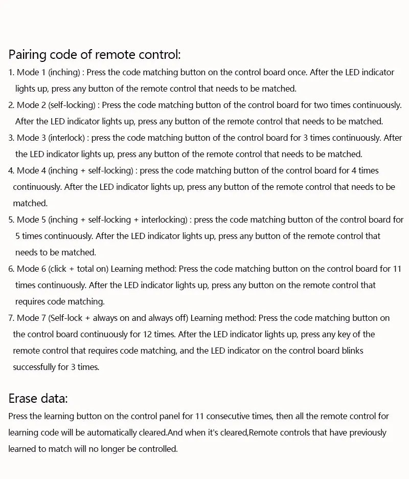 8 channel wireless rf remote control switch 12v /24v/36v/220VRemote Cont wireless remote motor control switch