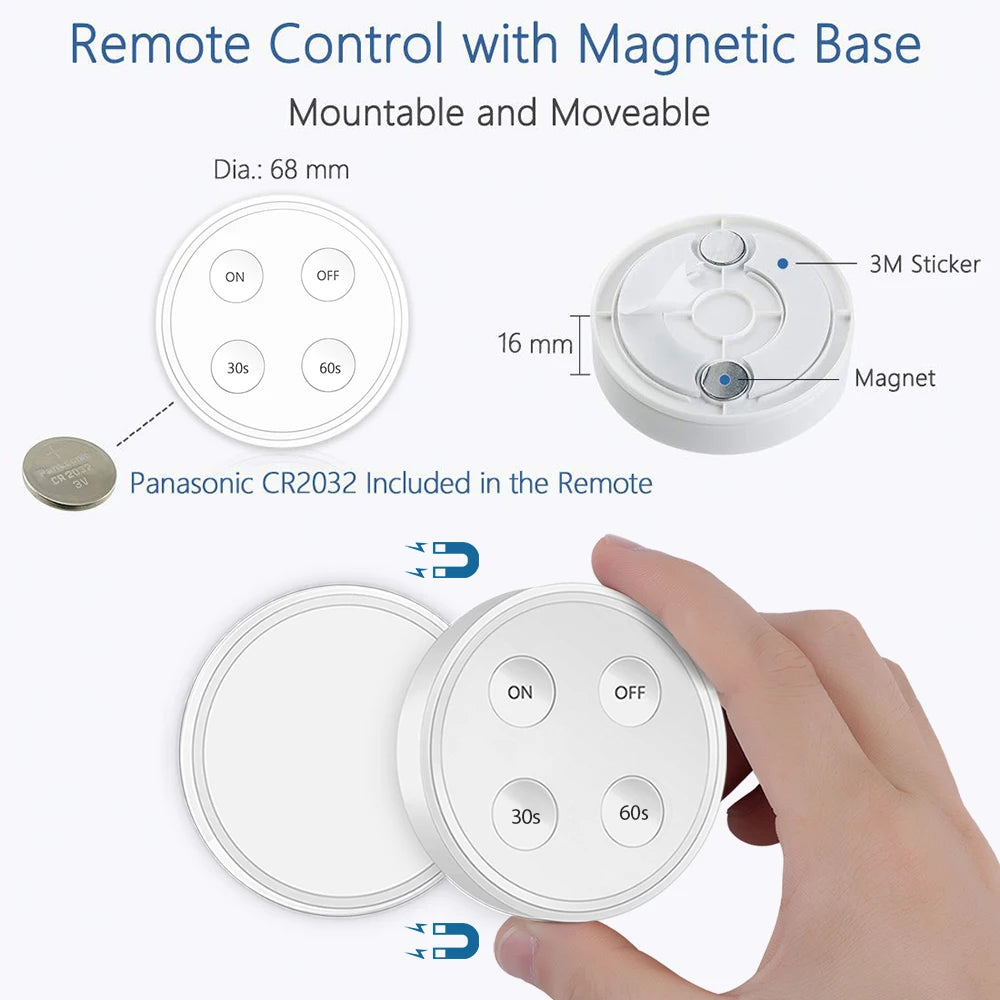 Kitchen Food Garbage Disposal Waste Grinder remote control Wireless Switch Timer EU KR Plug 16A air switch replace No Pipe