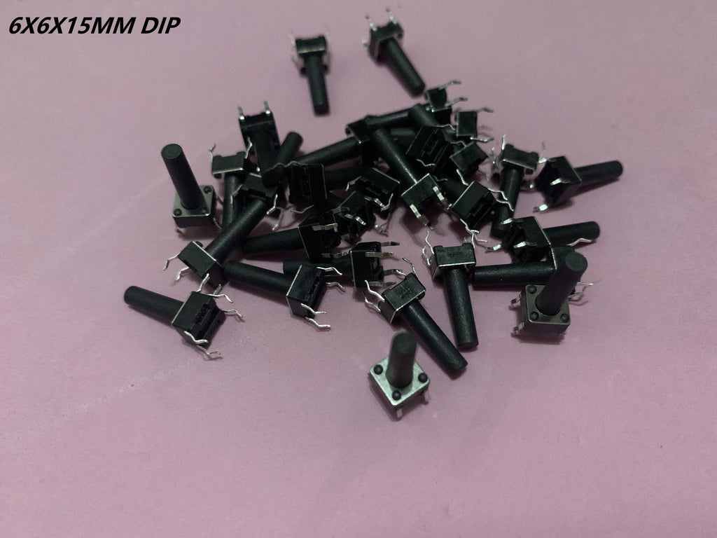 50PCS 6X6X5/4.3/5.5/6/7/8/9/10/13MM Tact Switch Push Button Switch 12V 4PIN DIP Micro Switch For TV/Toys/home use Button