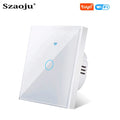 WiFi Smart Switch With Neutral Wire RF433MHz EU Touch Wall Switch 1/2/3 Gang Voice Control Google Home Work Witch SmartLife APP