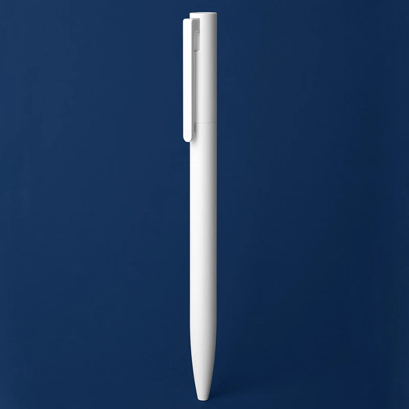Xiaomi Gel Pen Smooth 0.5mm Writing Lightweight Grip Core Press Out Black/Blue Ink Spring Nib Signing Pen For Work Study