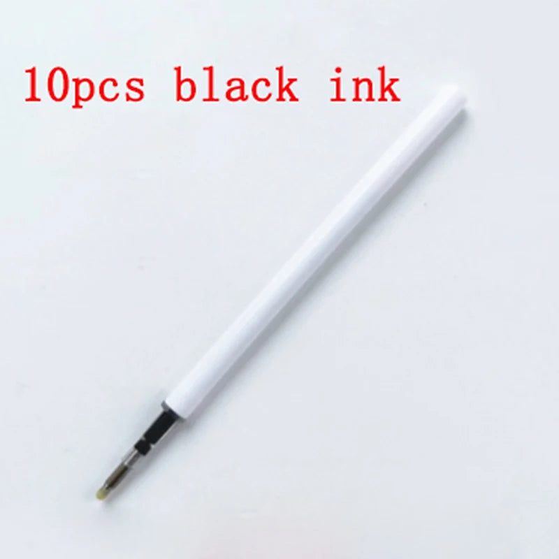 Xiaomi Gel Pen Smooth 0.5mm Writing Lightweight Grip Core Press Out Black/Blue Ink Spring Nib Signing Pen For Work Study