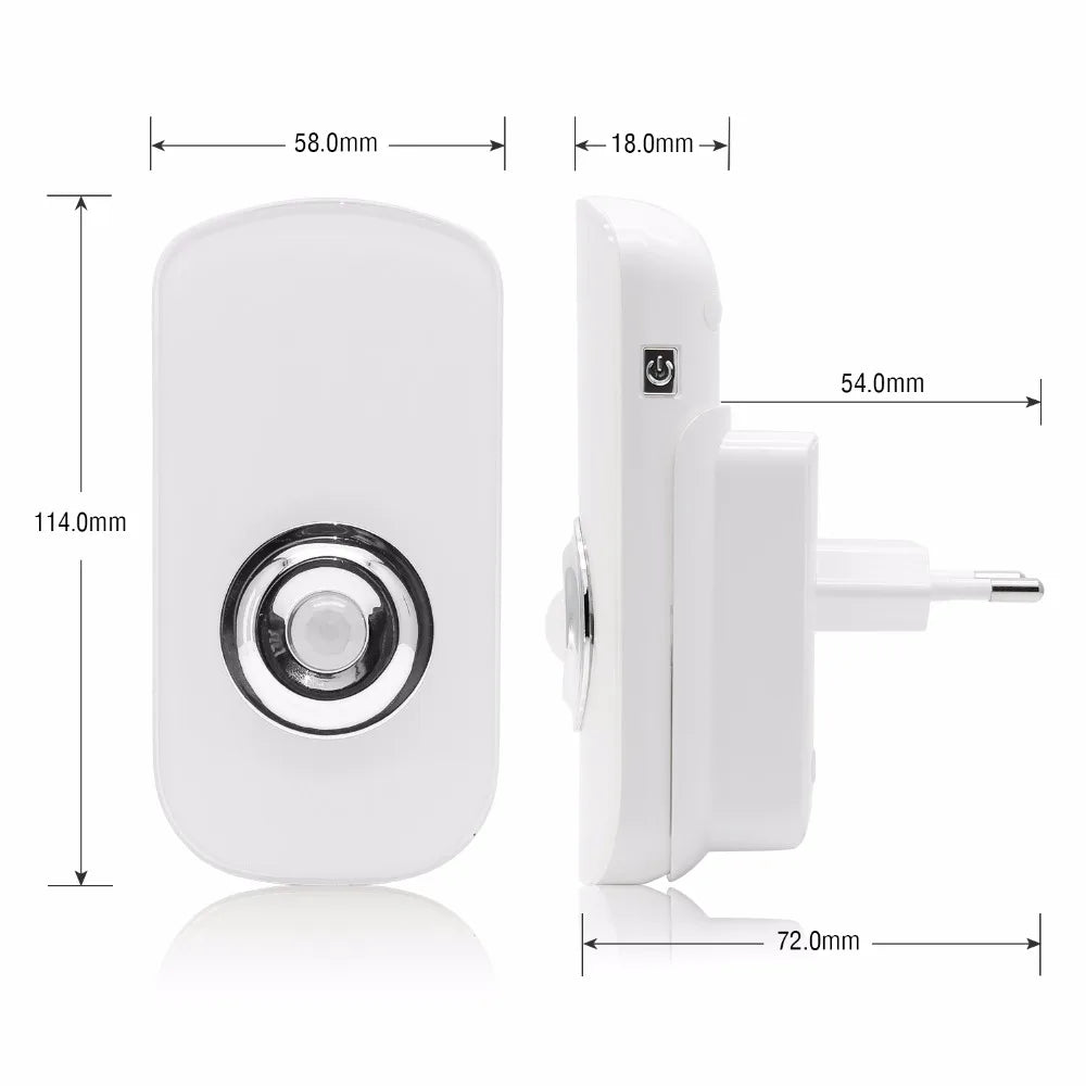 Sensky 3 In 1 EU US PLug in Smart LED Night Light With Motion Sensor Rechargeable Flashlight For Kid Baby Room Emergency