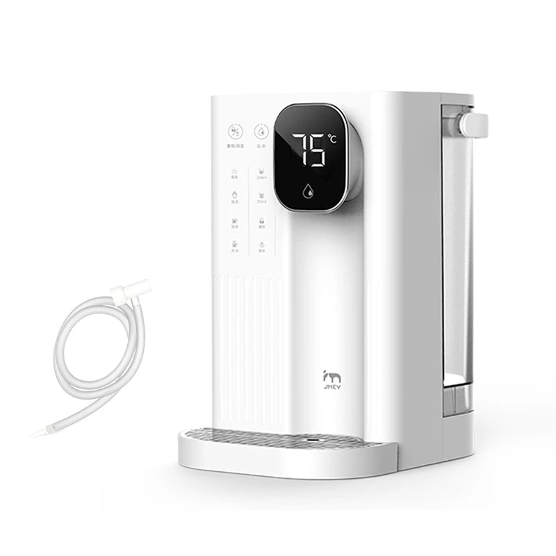 JMEY Instant Heat Water Dispenser Portable Home Office Tea Maker Two Water Filling Methods Water Heater Desktop Water Purifier