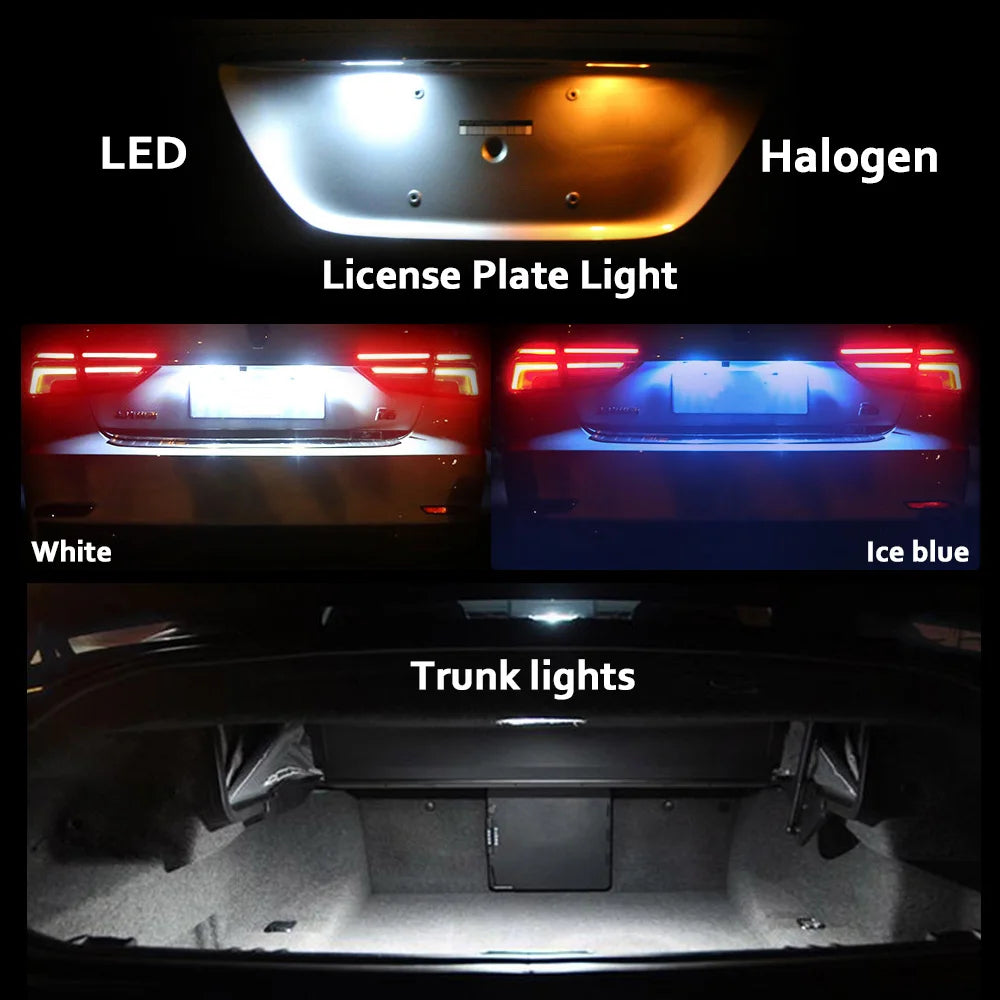 MDNG Canbus LED Interior Map Dome Light Kit For Ford Taurus 2001-2010 2011 2012 2013 2014 2015 2016 2017 2018 2019 Car Led Bulbs