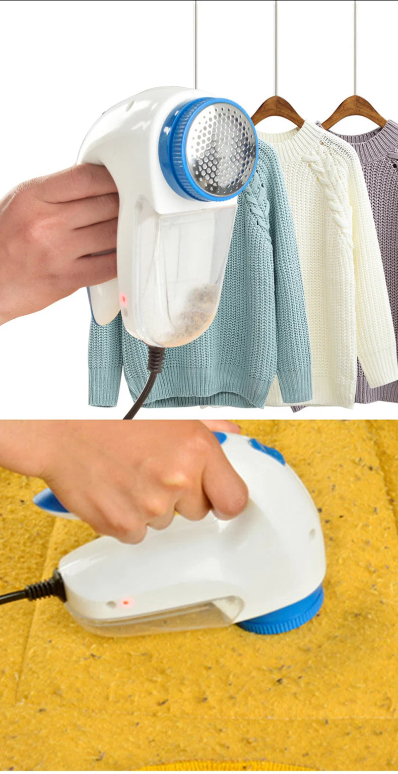 Portable Lint Remover EU Plug Electric Clothes Fuzz Shaver Lint Pellet Sweaters Curtains Carpet Clothing Lint Pellet Cut Machine