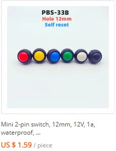 1/4pcs Car 12V 3 Pin Round Rocker Dot Boat LED Light Toggle Switch SPST ON/OFF,5A 250V/10A 125V AC