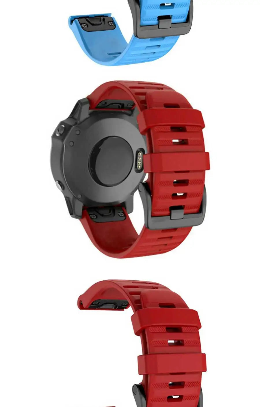 26 22 20MM Watch Band Strap For Garmin Fenix 6X 6 Pro 7X 7 7S 8 47mm 51mm E Silicone Wristband Fenix Epix Pro 5S 5 Plus Bracelet