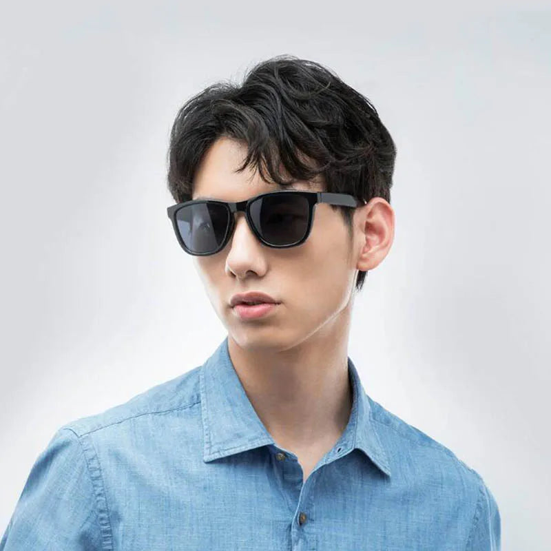 Original MIJIA Classic Square Sunglasses TAC Polarized Lenses Glasses Retro Light Frame Screwless UV Protection Driver Women Men