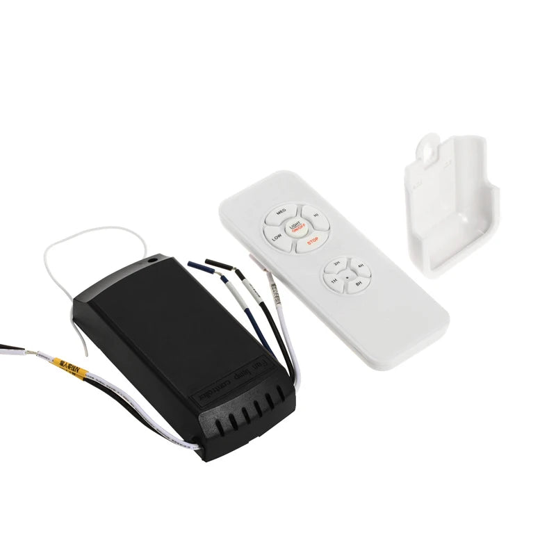 Ceiling Fan Light Remote Control Switch AC 110V 220 3 Speed Timing T4 5uF Wireless Remote Controls For Fan Lamp Light Diy Kit