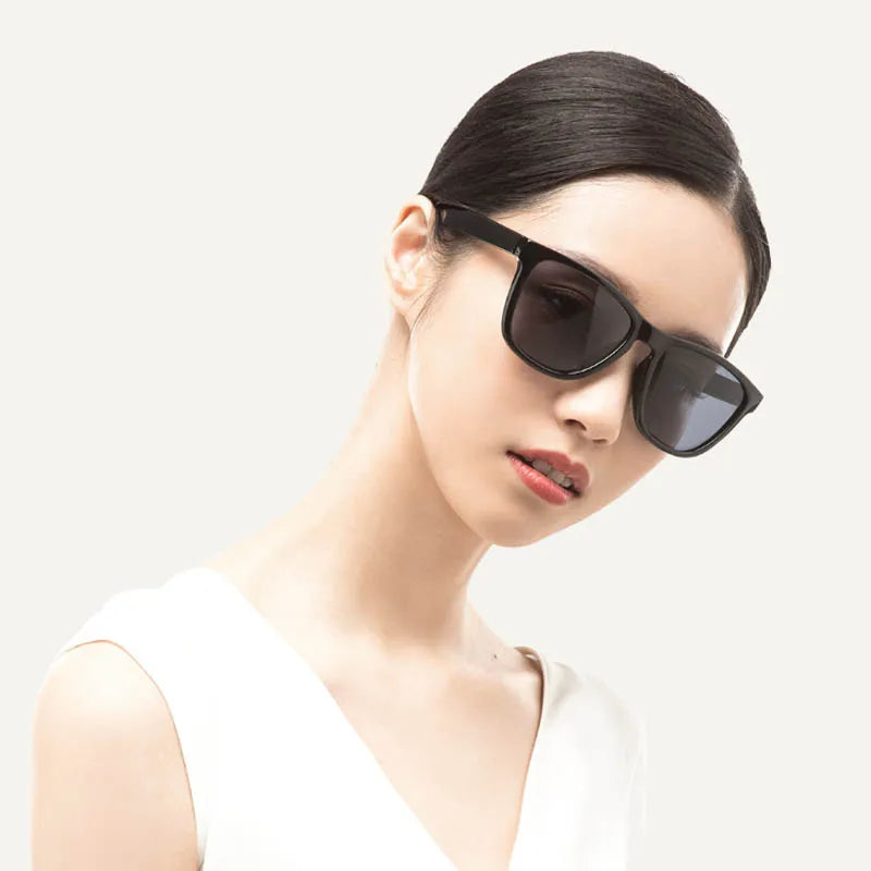 Original MIJIA Classic Square Sunglasses TAC Polarized Lenses Glasses Retro Light Frame Screwless UV Protection Driver Women Men
