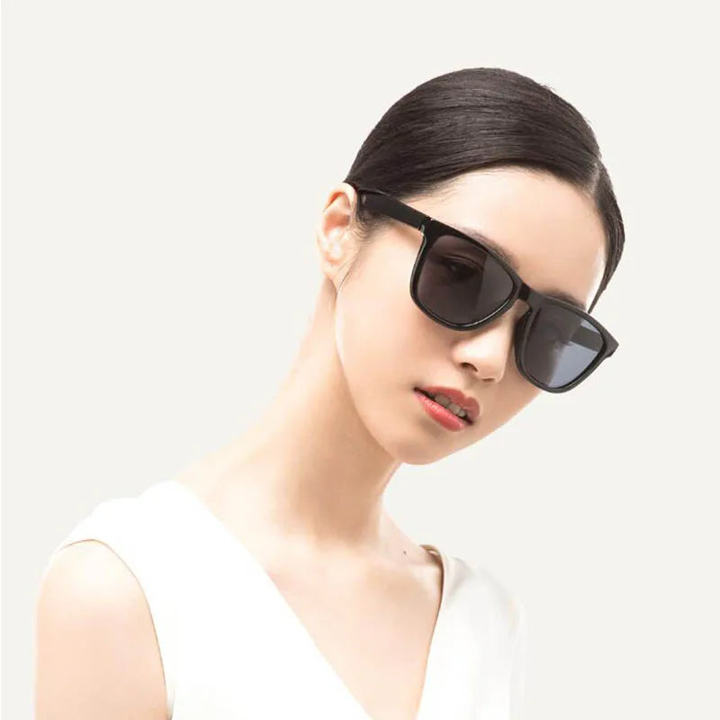 Original MIJIA Classic Square Sunglasses TAC Polarized Lenses Glasses Retro Light Frame Screwless UV Protection Driver Women Men