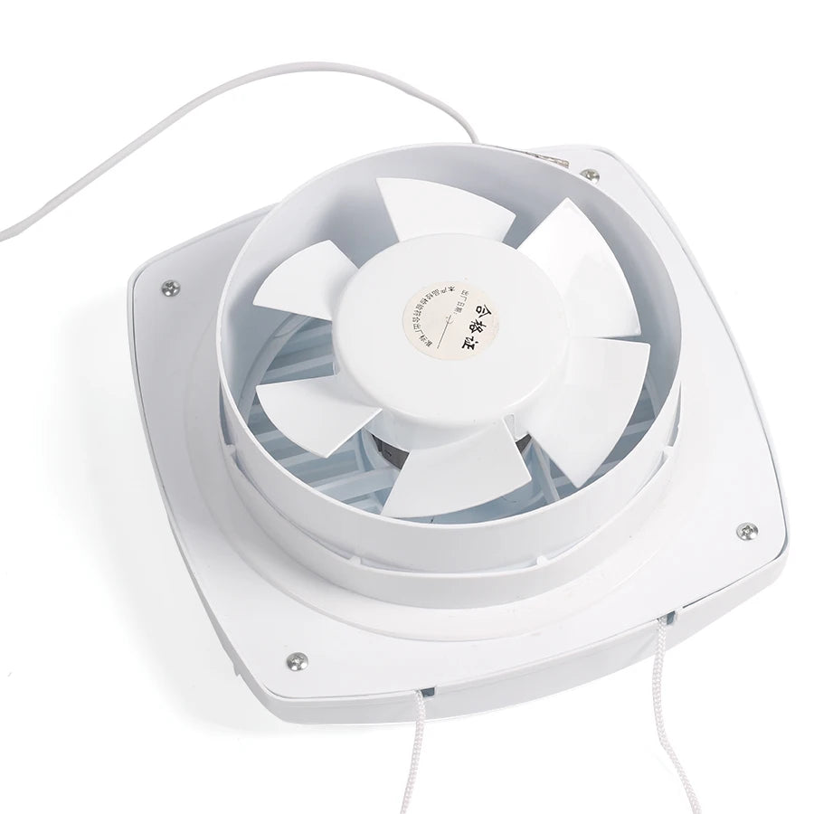 220V 4/6/7inch 110/150/180mm silence Ventilating Strong Exhaust Extractor Fan for Window Wall Bathroom Toilet Kitchen Mounted