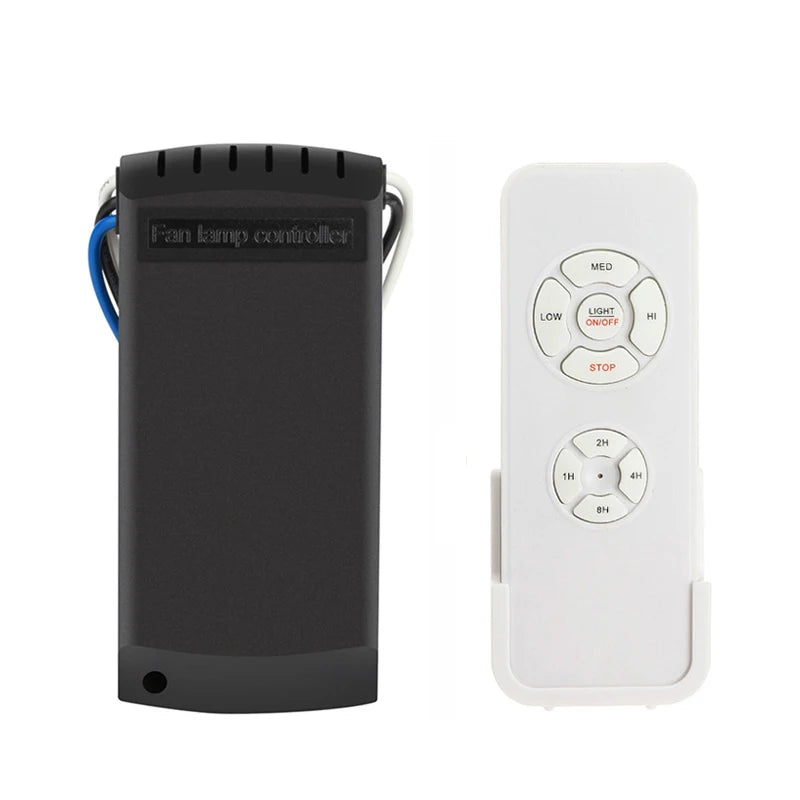 Ceiling Fan Light Remote Control Switch AC 110V 220 3 Speed Timing T4 5uF Wireless Remote Controls For Fan Lamp Light Diy Kit