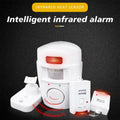Wireless Remote Controlled Mini Alarm with IR Infrared Motion Sensor Detector & 105dB Loud Siren For Home Security Anti-Theft