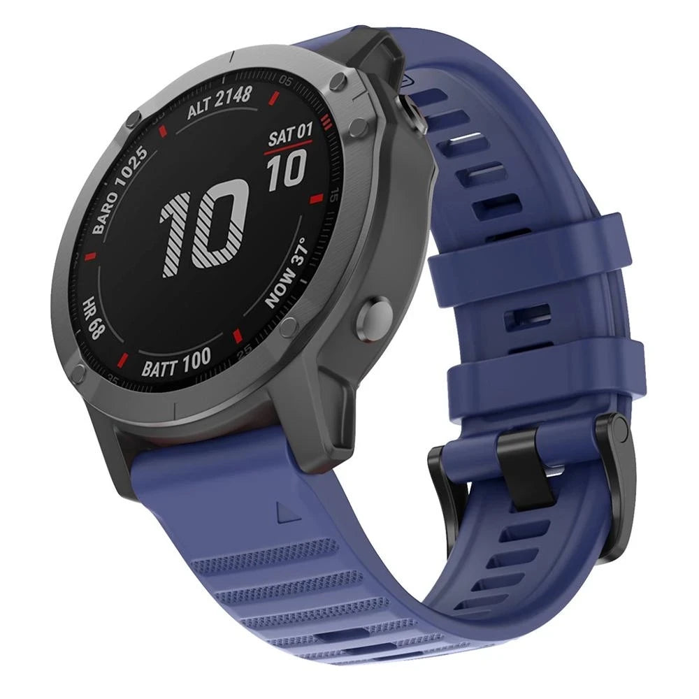 26 22 20MM Watch Band Strap For Garmin Fenix 6X 6 Pro 7X 7 7S 8 47mm 51mm E Silicone Wristband Fenix Epix Pro 5S 5 Plus Bracelet
