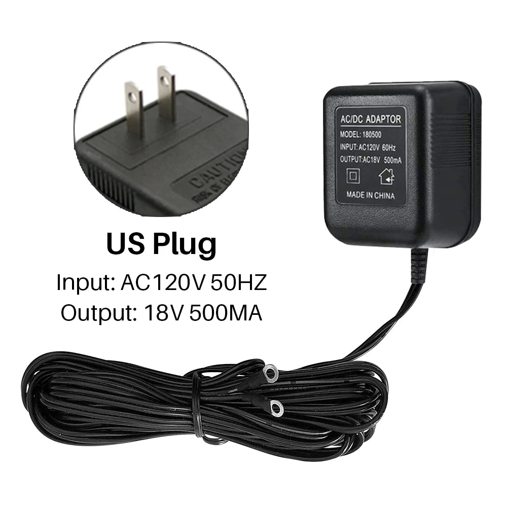 18V AC Power Adapter 220V-240V Transformer Charger For Wifi Wireless Video Doorbell IP Camera Video Intercom Ring