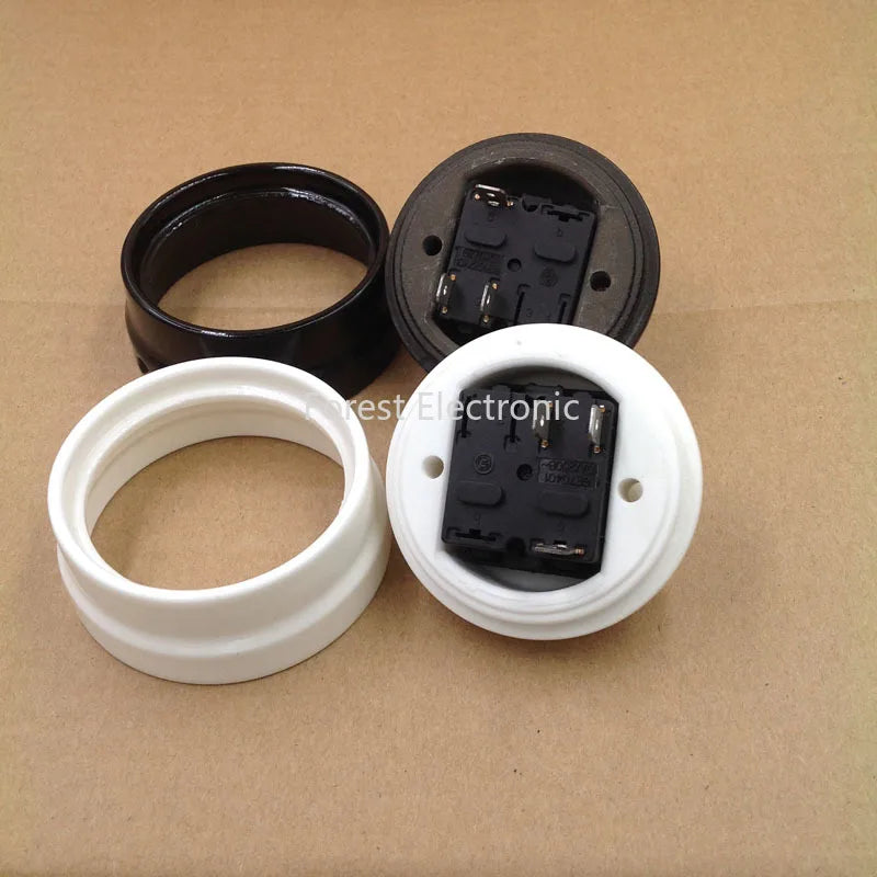 Home improvement High Quality Eu Ceramic Switch Wall Lamp Switch Smart Light Knob Switch 10A 110-220V