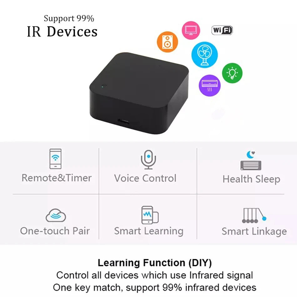 Tuya WiFi IR Remote Control for Air Conditioner TV Smart Home Blaster Infrared Universal Remote Controller For Alexa Google Home