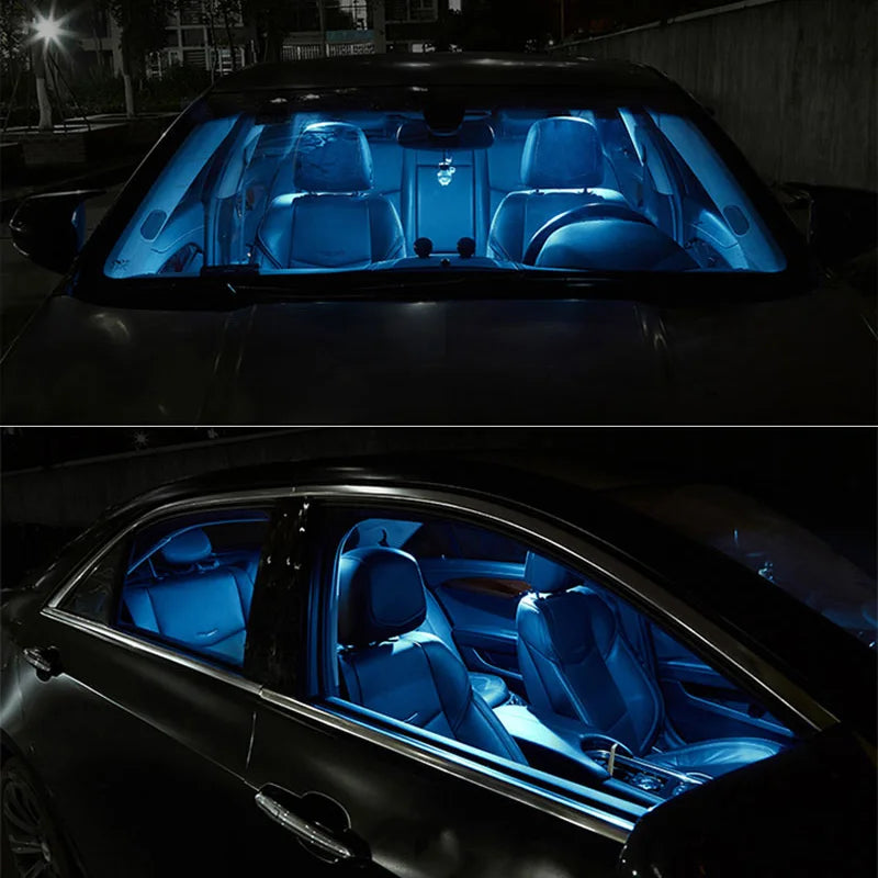 14Pcs For Ford Mondeo 3 MK3 2001 2002 2003 2004 2005 2006 2007 Trunk Bulbs Car Interior LED Light Kit Map Dome Sun visor Lamp