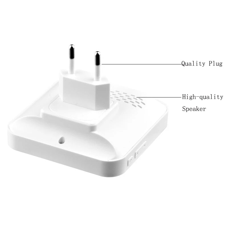 Smart Home Wireless 300M Doorbell Emergency Alarm with Remote Lanyard SOS Button for Elderly People Wireless Pager Doorbell