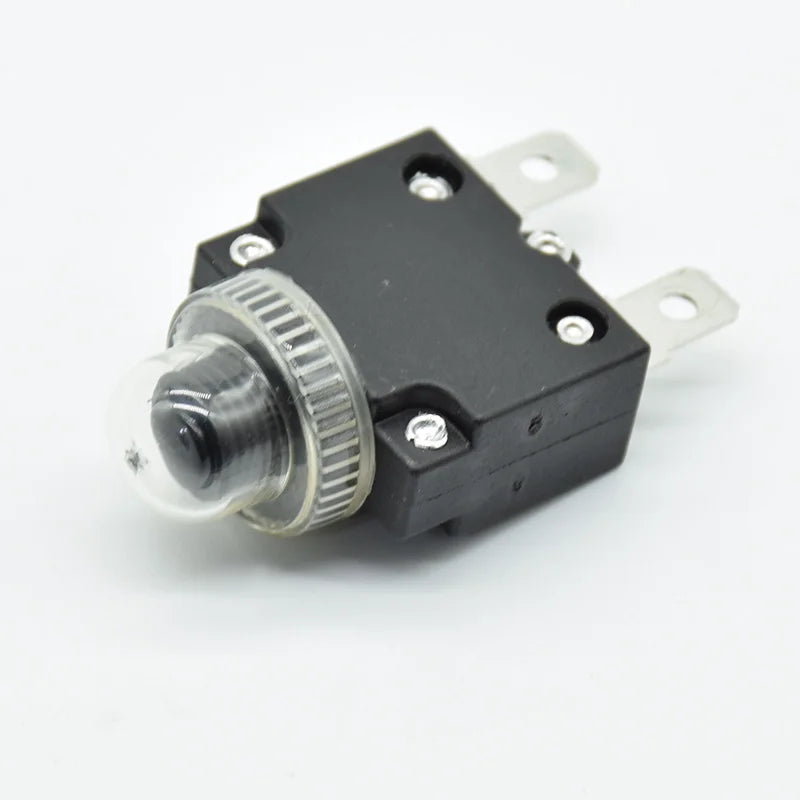 1set  3A/4A/5A/6A/7A/10A/15A/20A/25A/30A overload protector push button circuit breaker  waterproof cover thermal switch