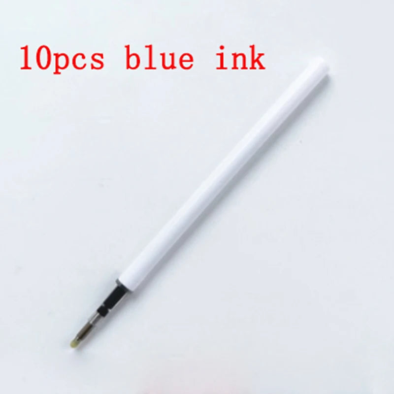 Xiaomi Gel Pen Smooth 0.5mm Writing Lightweight Grip Core Press Out Black/Blue Ink Spring Nib Signing Pen For Work Study