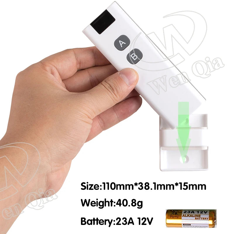 Wireless Smart Switch Light RF 433Mhz 86 Wall Panel Switch with Remote Control Mini Relay Receiver 220V Home Led Light Lamp Fan