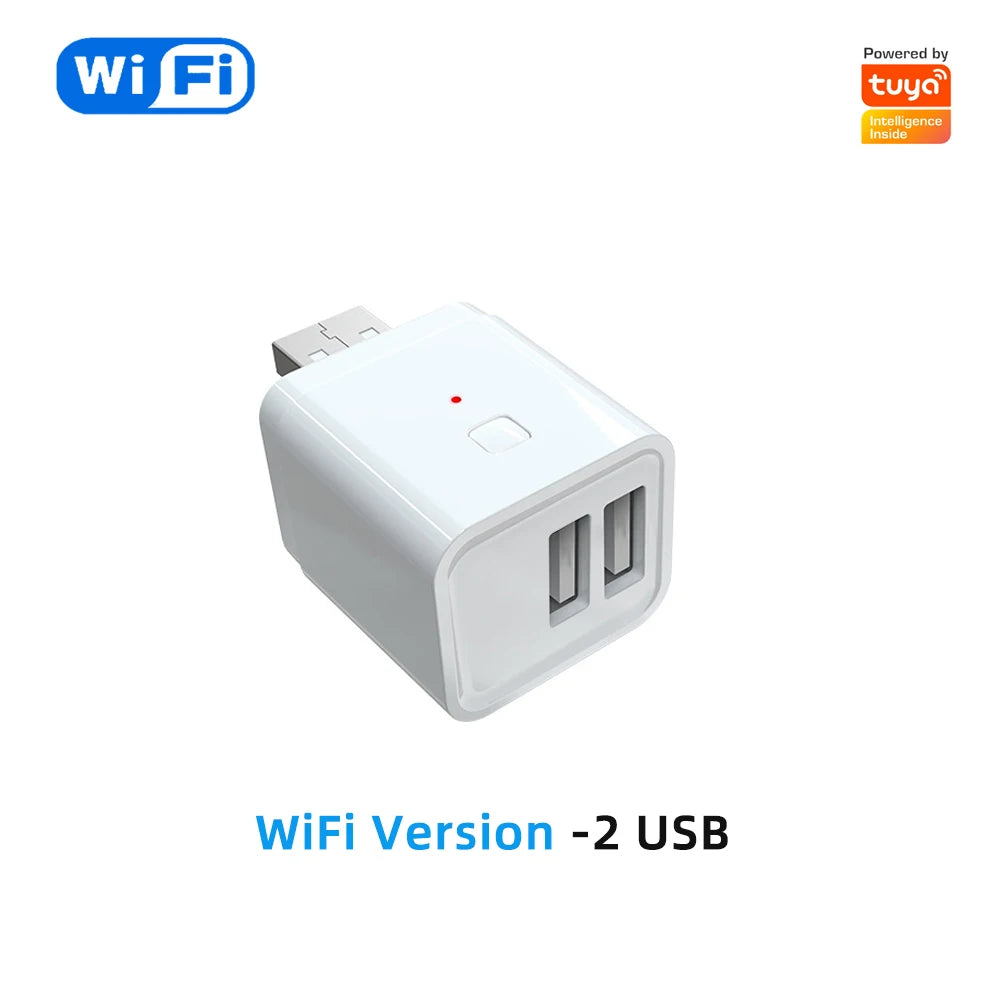 Tuya WiFi/Zigbee Smart USB Adapter Plug 1/2/3 Gang Smartlife APP Timing DIY ON/OFF Controller Works with Alexa Google Home