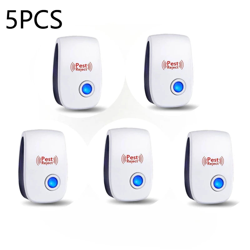 Plug-In Ultrasonic Pest Repeller,Electronic Insect Control,Mosquito Repellent For Home,Repels Mice Ants Spiders Cockroaches