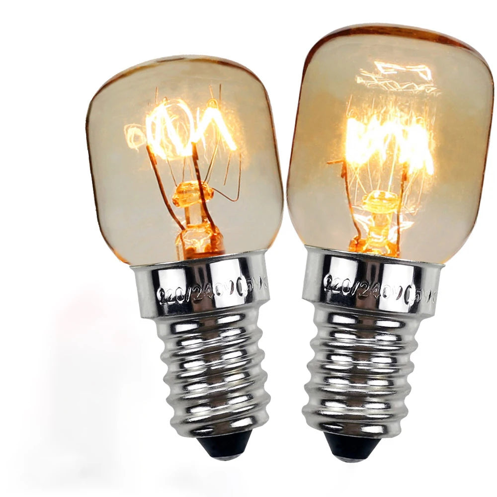CE14 Small Bulb 25W Aromatherapy Bulb Oven Bulb Heat-resistant Material Salt Crystal Lamp For Professional Kitchens Lighting