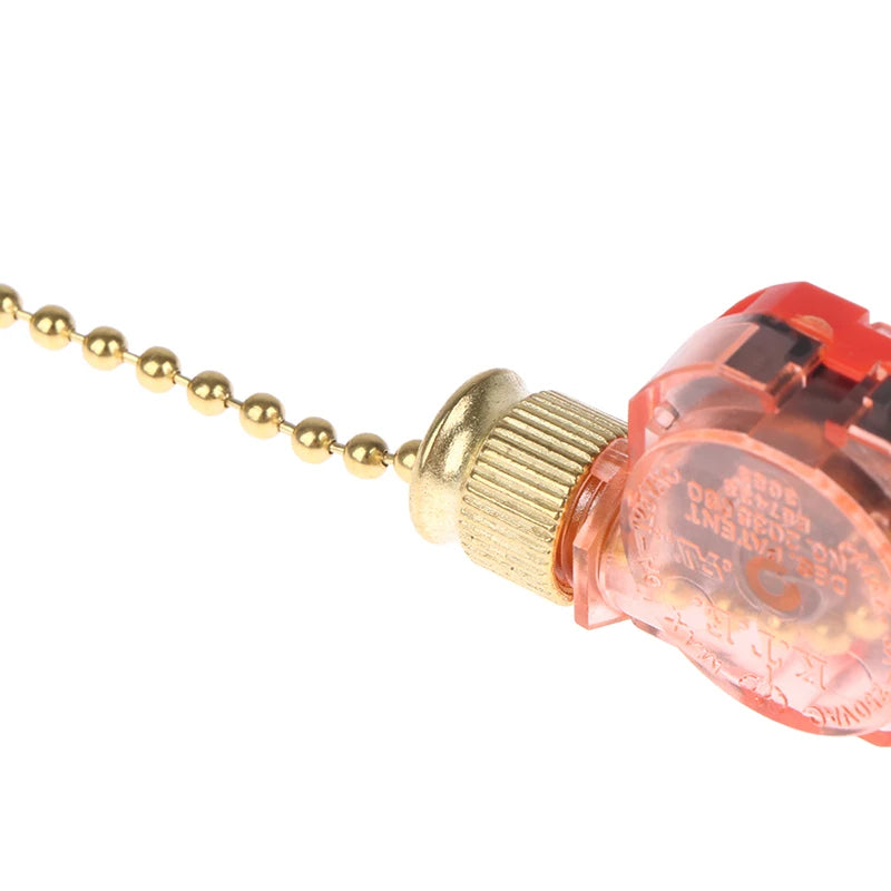 3 Speed Pull Chain Control Brass 4 Wire Ceiling Fan Switch