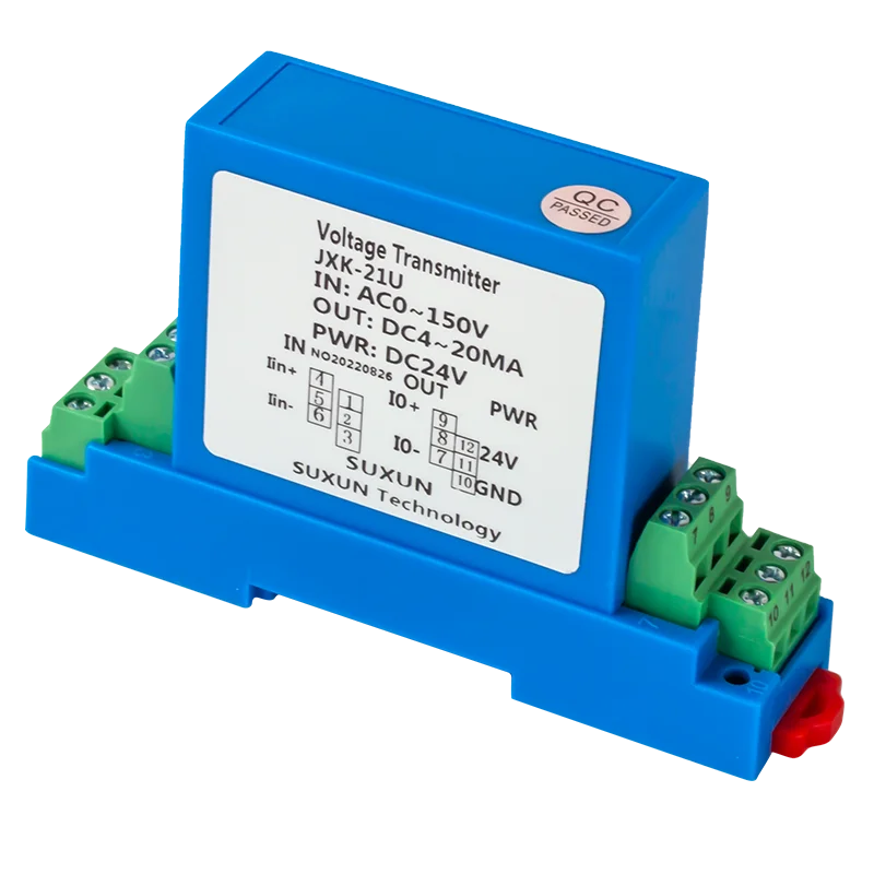 AC Voltage Transmitter High Precision AC 75mV 20V 50V 100V 200V 300V 1000V Transducer Sensor 4-20mA 0-5V 0-10V Output 24VDC