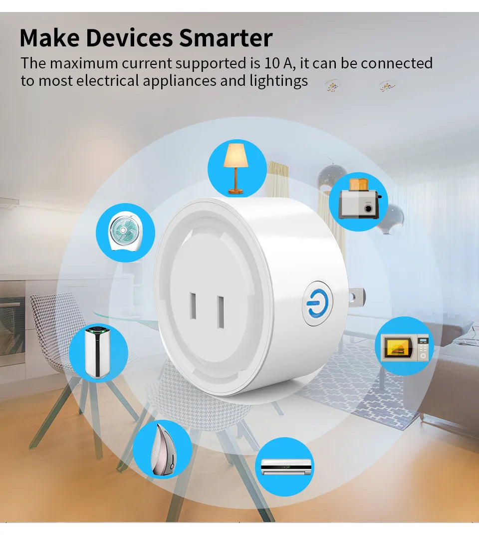 The Japanese standard plug of the Tuya wifi Cozylife smart socket can be used for voice control and timing of two domestic AI