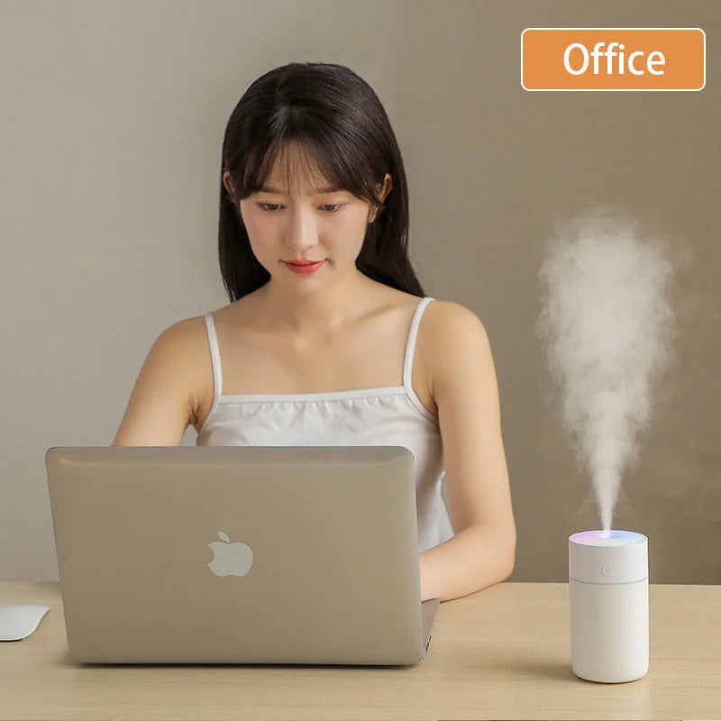 Wireless Portable Air Humidifier USB Rechargeable  Home Car Mini Aroma Diffuser Colorful Essential Oil humidificador Mist Maker