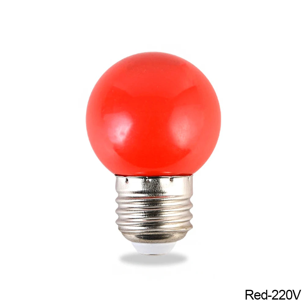 E27 LED Bulb Colorful Energy Saving Bulb 3W 110V 220V Holiday Christmas Decoration Bulb Stage Show Bulb Home Decoration Lighting
