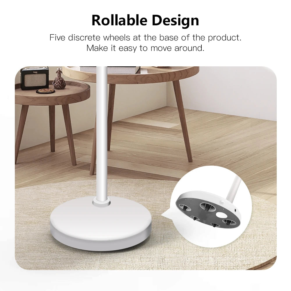 24 Inch Smart Home Fitness Entertainment Movable Charging Screen Built in Dual Speaker High-Definition Camera Smart TV