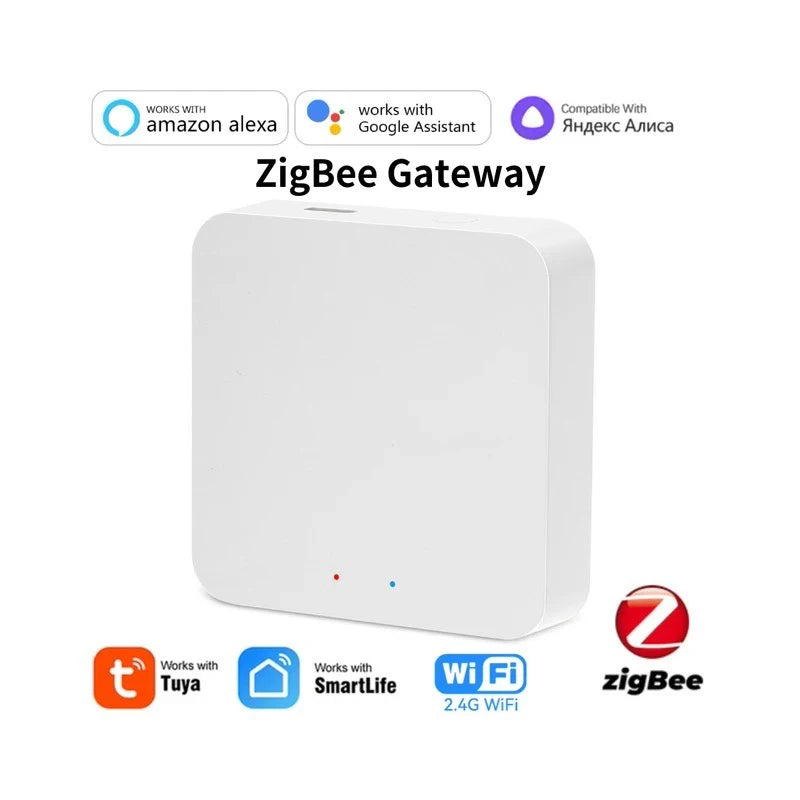 Tuya Zigbee Temperature Humidity Sensor Smart Life Remote Monitor For Smart Home Work with Alexa Google Assistant