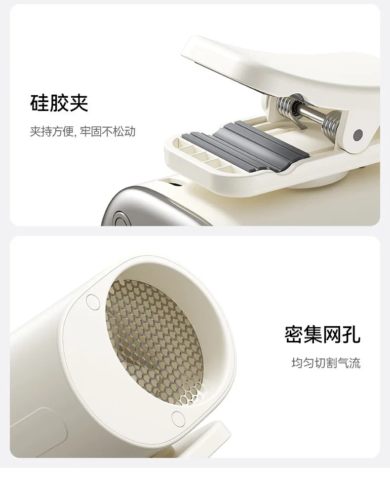 2026 New Clip Universal Ice Fan Usb High-speed Umbrella Hanging Waist Hanging Neck Cooling Fan