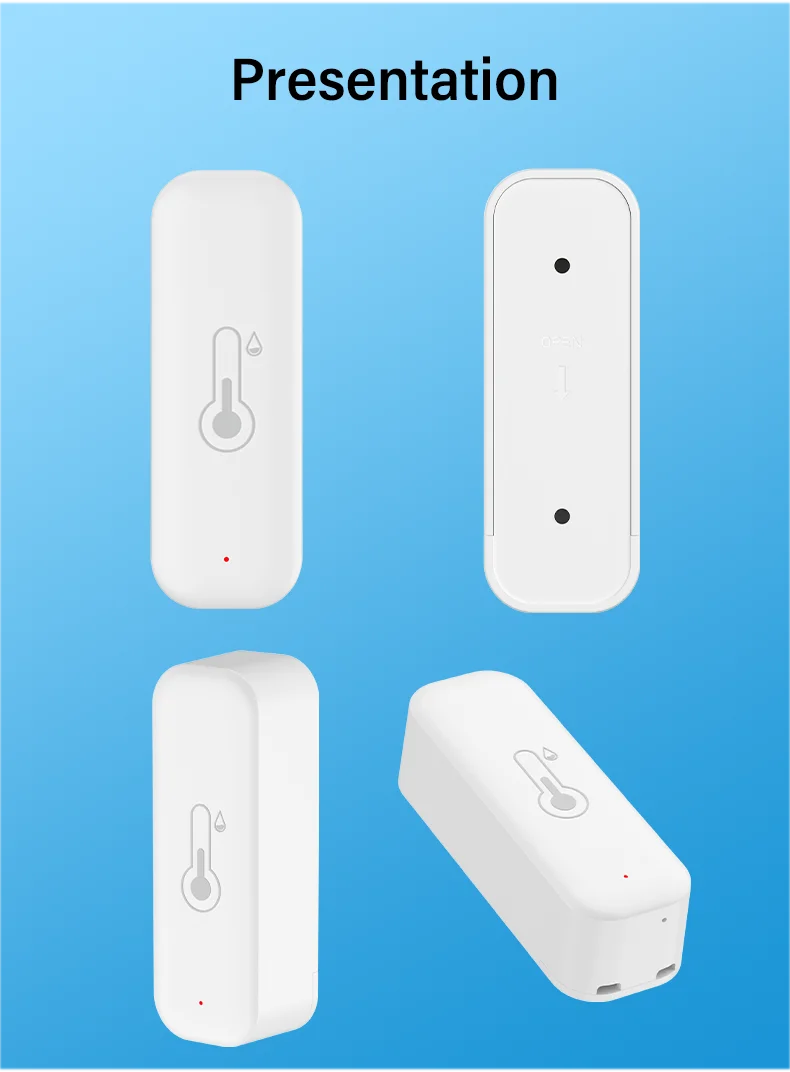 Tuya WiFi Temperature Humidity Sensor for Smart Home Thermometer Hygrometer APP Remote Works with Google Home Yandex Alexa