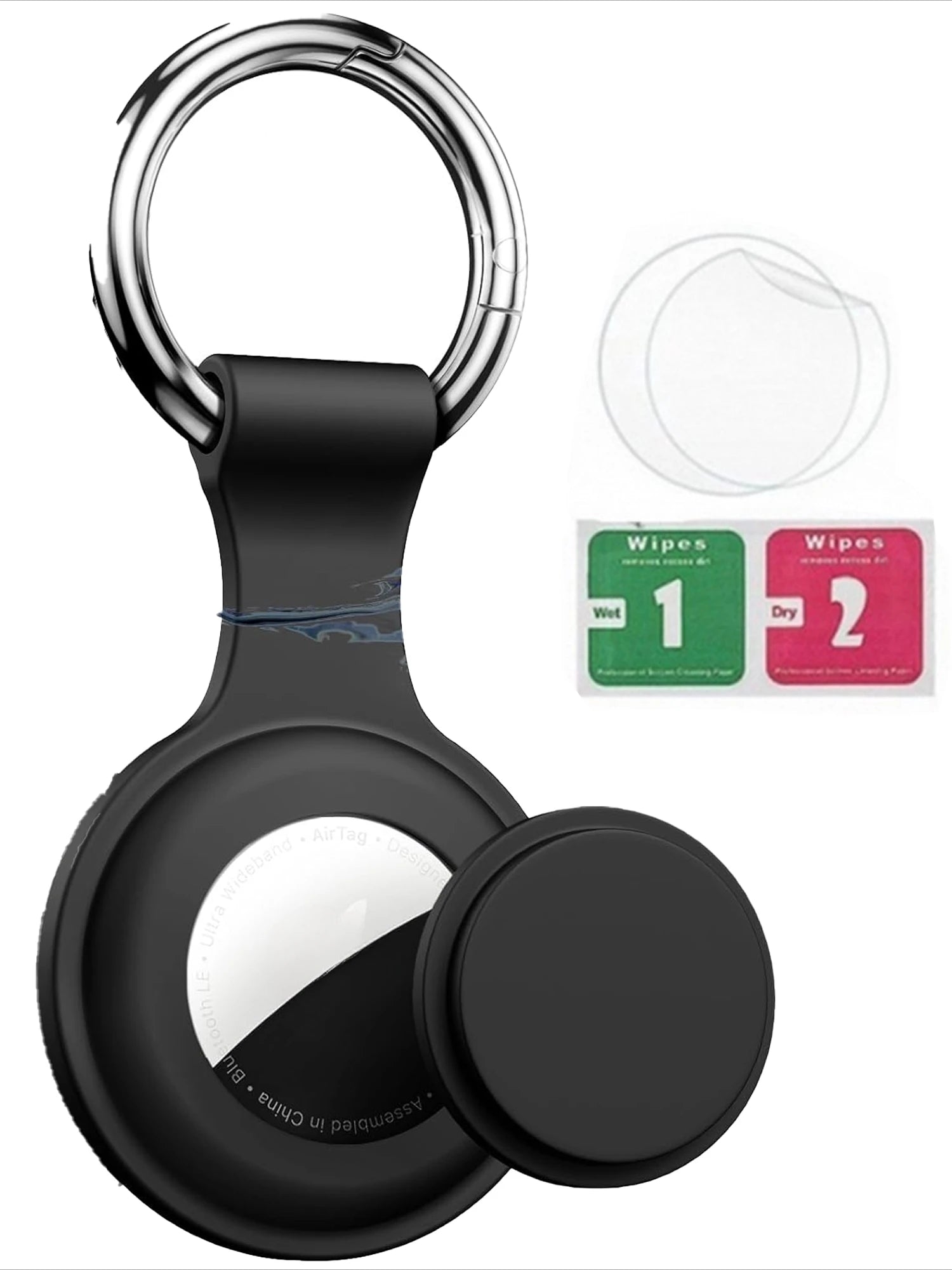 8/4/2Pack Silicone itag Case for Airtags with Keychain, Protective Cover for Airtag Key , Pet Dog Cat Collar , Accessories
