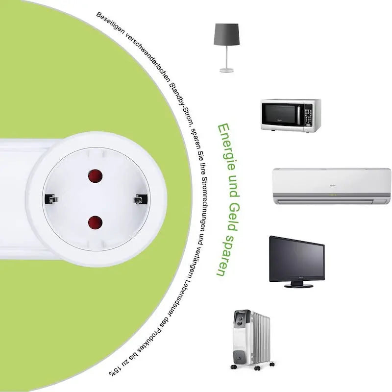 Wireless Smart Remote Control Socket Plug Power Outlet Light Switch Plug Socket Power Outlet Socket EU Plug with Remote Control
